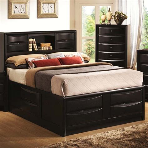 Ideas Of Double Bed Designs In Wood With Storage Photos Barotoxa