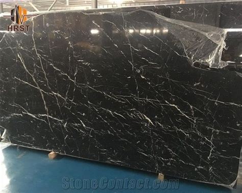 Natural Stone Belgium Black Marble For Floor From China