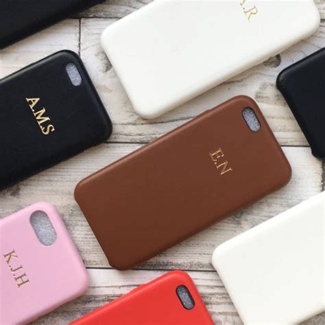 Personalised Leather Phone Case By Koko Blossom Leather Phone Case