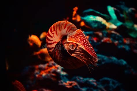 Chambered Nautilus Stock Photo Image Of Creature Design 4328548