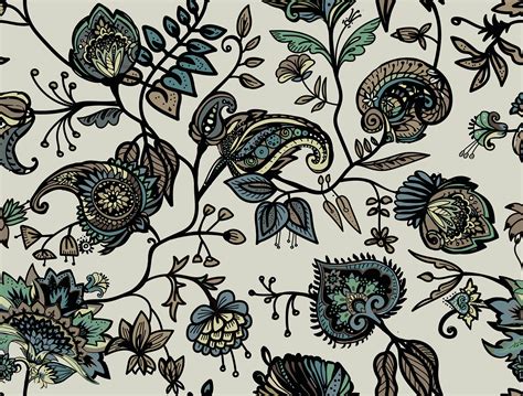 Seamless Floral Pattern Traditional Pattern In Vintage Oriental