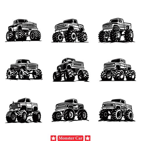 Premium Vector | Thrilling off road encounter monster car vector