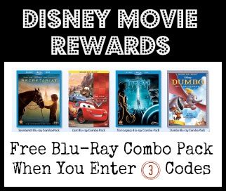 Disney, pixar, marvel, disney junior, walt disney, disneynature, wonderful world of disney. Disney Movie Rewards: Free Blu-Ray Combo Pack When You ...