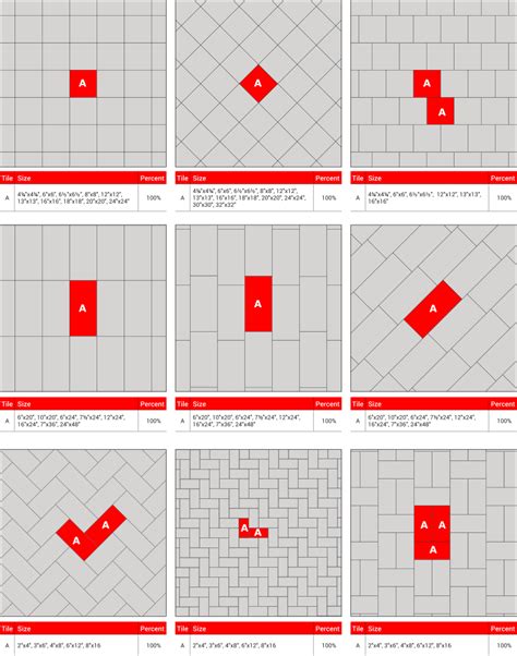 Floor Tile Layout Patterns 6 X 24 Tutorial Pics