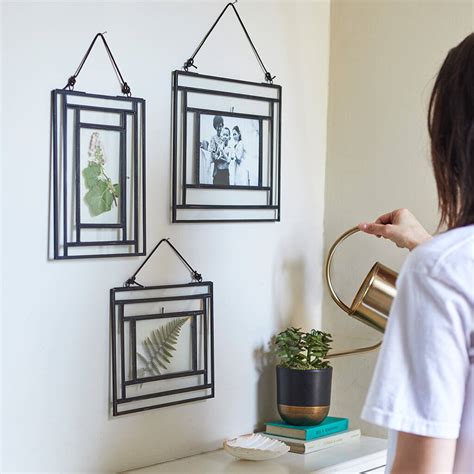 Black Wall Hung Glass Frame By All Things Brighton Beautiful