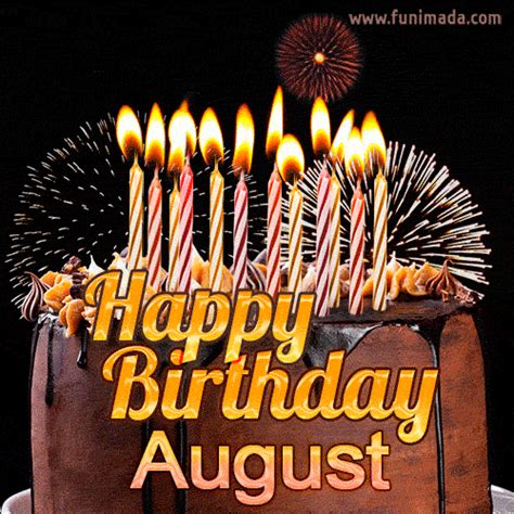 11th Of August Birthdays Clipart