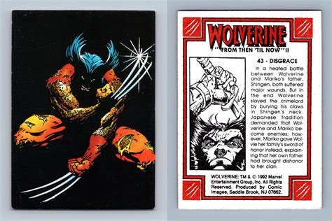 Disgrace 43 Wolverine From Then Til Now Ii 1992 Comic Images Trading