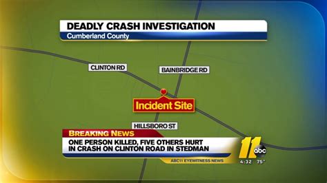 1 Killed After Pickup Truck Slams Into Car In Cumberland County Abc11 Raleigh Durham