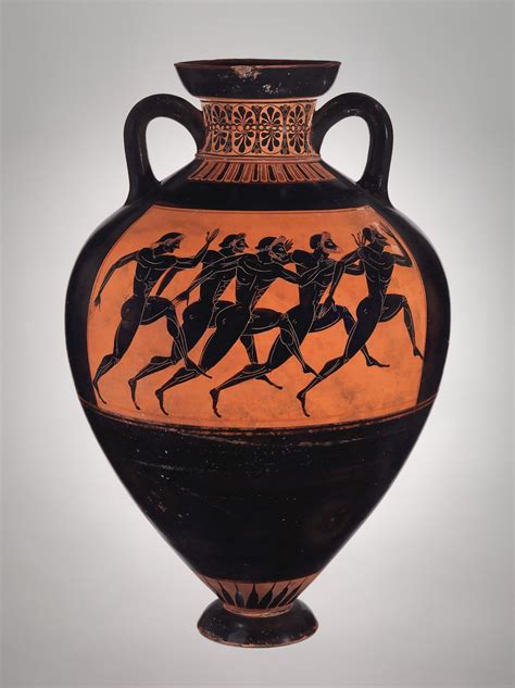 Terracotta Panathenaic Prize Amphora Greek Art Ancient Greek Art