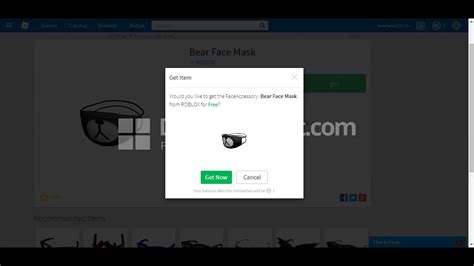 The Code For The Bear Mask On Roblox Apk Free Robux Hack