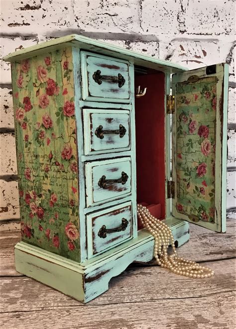 Love This Upcycled Vintage Jewellery Box Perfect Shabby Elegance