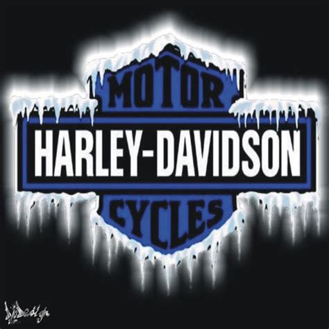 Harley Davidson Logo Ice Bleu Harley Davidson Harley Davidson