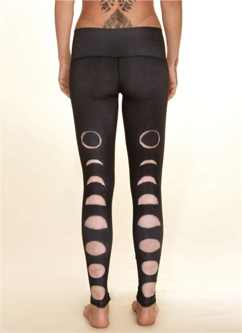 Teeki New Moon Black Hot Pant Hot Pants Yoga Leggings Teeki