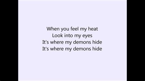 Hd Demons By Imagine Dragons Lyrics Youtube