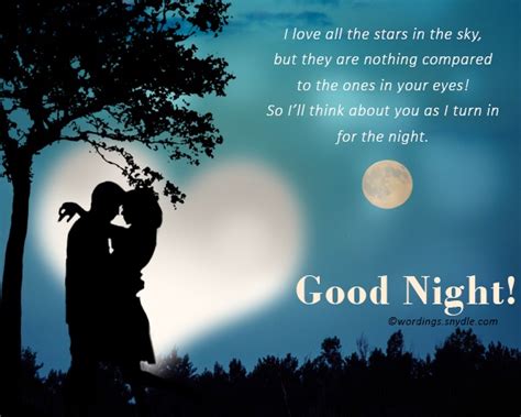 Good Night Wishes For Lover Wordings And Messages