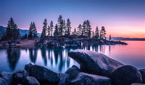 Lake Tahoe Sunset By Alex Grichenko Redbubble