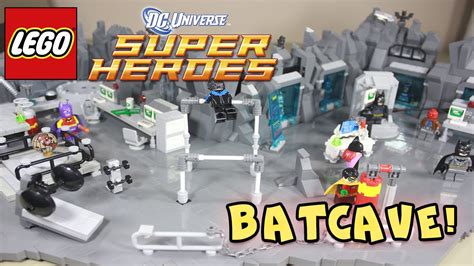 Lego Batman Batcave Moc Suit Room And Gym Dc Superheroes Youtube