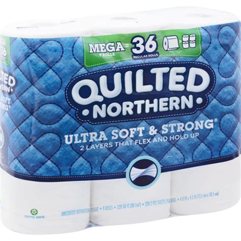 Quilted Northern Bath Tissue Ultra Soft And Strong Unscented Mega Rolls