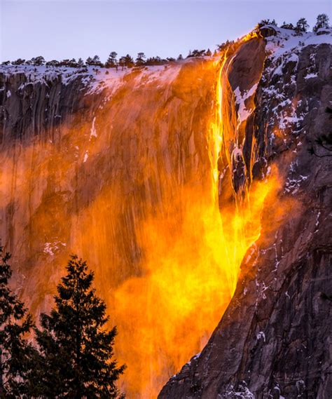 Firefall Ignites In Yosemite National Park Yosemite National Park