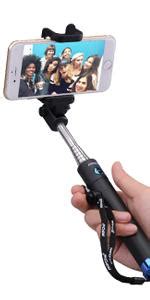 Amazon Com Mpow Isnap Pro In Self Portrait Monopod Extendable Selfie Stick With Built In