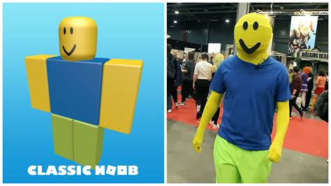 Roblox Classic Noob In Real Life Characters In Skins
