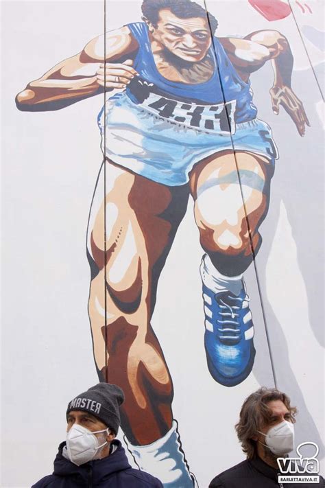 Nello sport come nella vita. Barletta omaggia Pietro Mennea, il murale del campione è ...