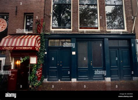 Amsterdam Holland Anne Frank House Huis Stock Photo Alamy