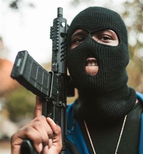 Idea by stunnagurl on for tha guys. | Thug style, Gangster, Ski mask