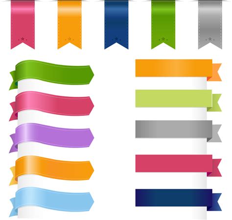 Colorful 3d Labels And Tags Vector Download