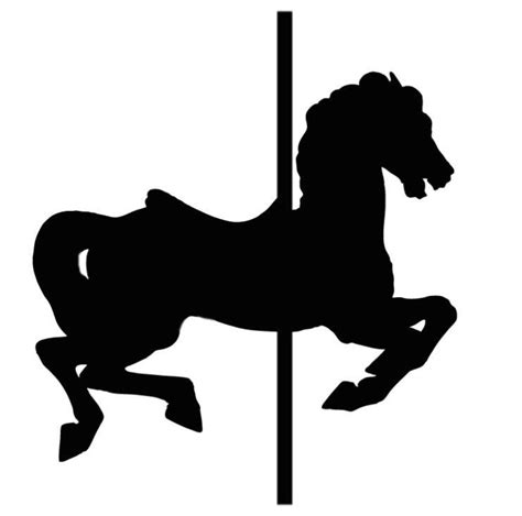 Free Carousel Horse Silhouette Download Free Carousel Horse Silhouette