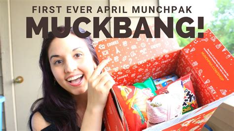 First Ever Munchpak Unboxing And Muckbang Youtube
