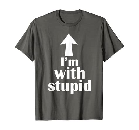 Im With Stupid Up Arrow Funny T Shirt Netflix Center