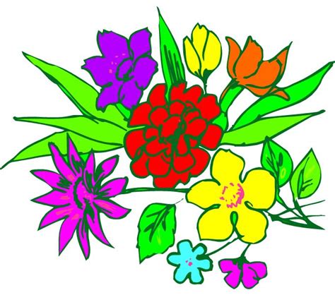 Free Flower Bouquet Clip Art Clipart Best