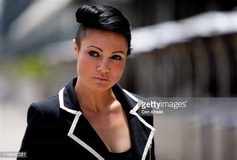 Sarah Mcleod Poses During The Launch Of Her Latest Single Tell Your