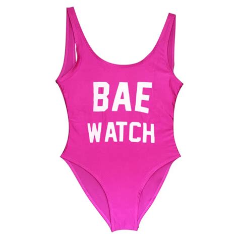 buy bae watch 2019 swimsuit bodysuit one piece swimwear women red monokini