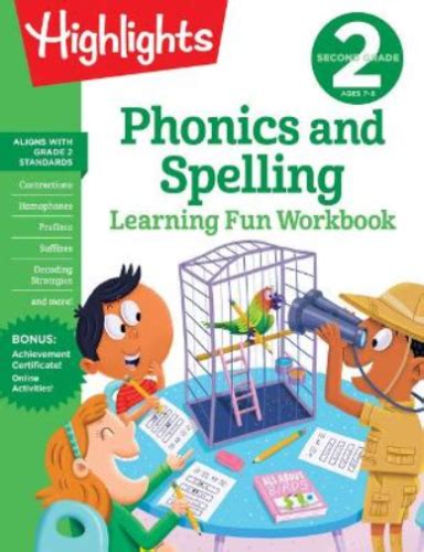Highlights Learning Fun Workbooks Ser Second Grade Phonics And