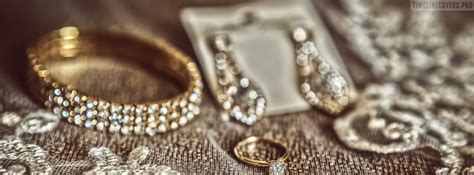 Gold And Diamond Jewelry Facebook Cover Photo