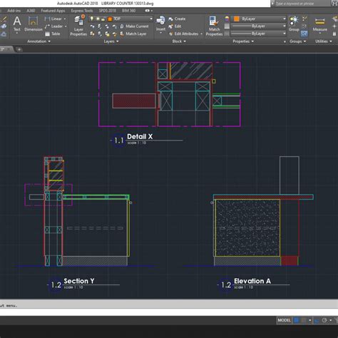 Modern Office Counter Detail Cad Files Dwg Files Plans And Details