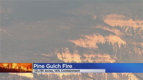 The Pine Gulch Fire Is The Second Largest Fire In Colorado History At
