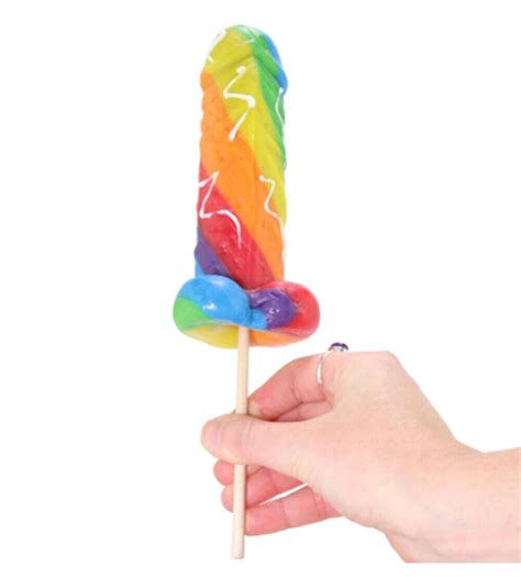 rainbow cock pop lollipop edible candy penis shape adult party favor sucker 818631032594 ebay