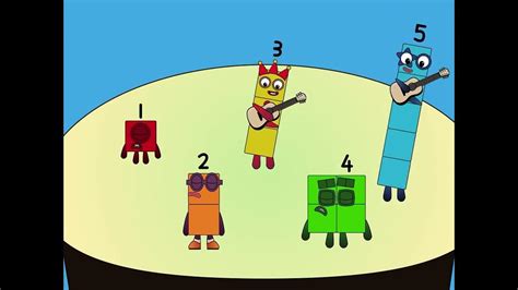 Numberblocks Band But Everyone Plays The Guitar Youtube