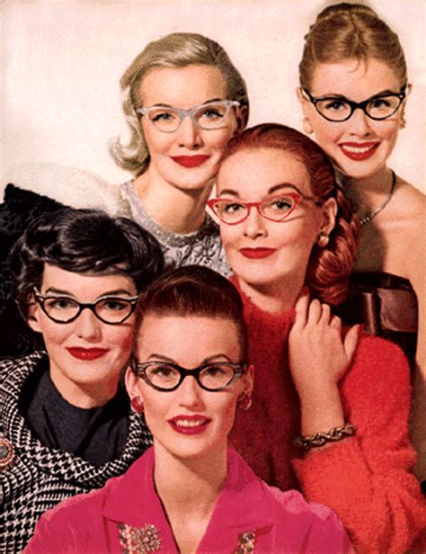 Accessorize Your Look With Vintage Style Glasses 1950s Mood Board Vintage Fashion Cat Eye