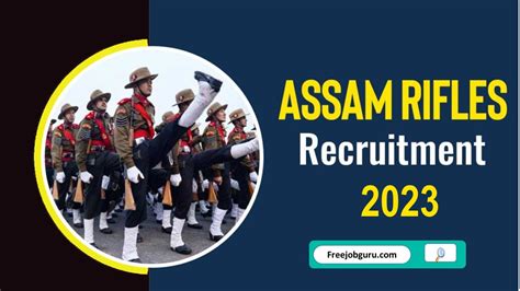 Assam Rifles Recruitment Apply Now For Post