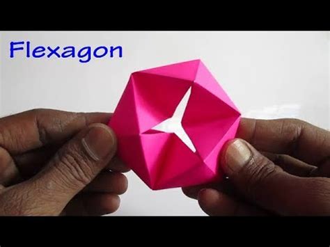 Paper Flexagon - How to make a Flexagon with Paper - YouTube