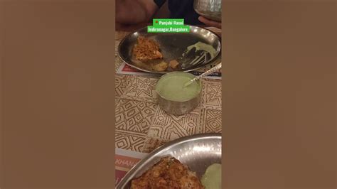 Punjabi Rasoi Bangaluru Indiranagar Food Punjabifood Roti