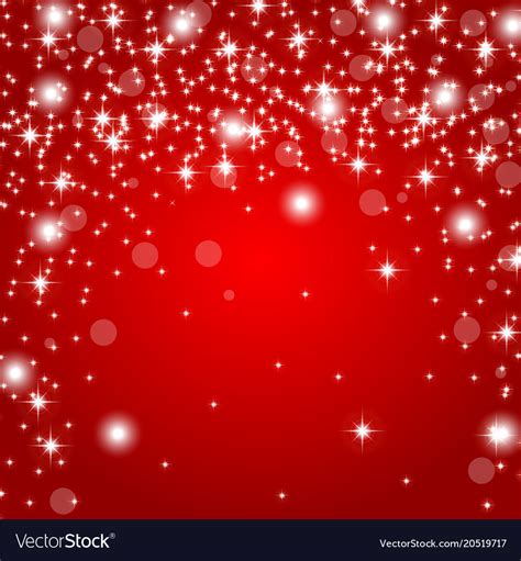 Red Background With Glitter Royalty Free Vector Image
