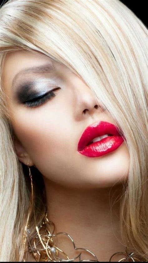 New Fashion New Girls Pics Perfect Red Lipstick Beautiful Lips Beauty