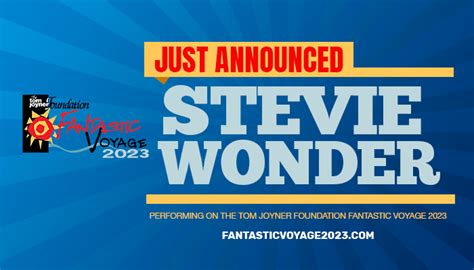 The Iconic Stevie Wonder Will Headline The 2023 Tom Joyner Foundation