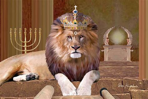 Lion Of Judah Art Lion Of The Tribe Of Judah Painting By Dale Kunkel