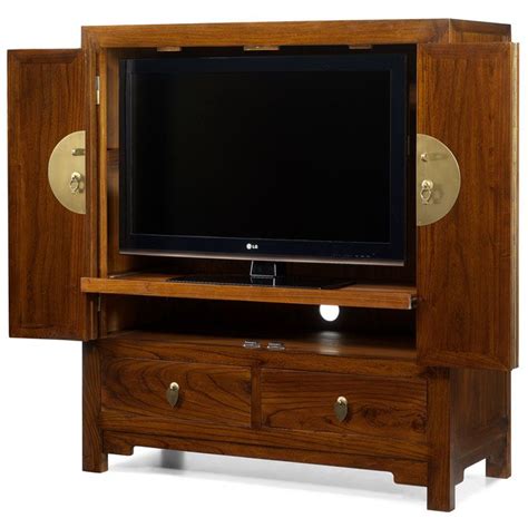 oriental style tv cabinet television cabinet in oriental style made from solid chinese elm